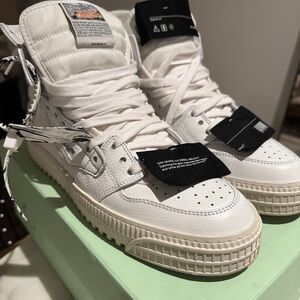 Off-White White High-Top Sneakers